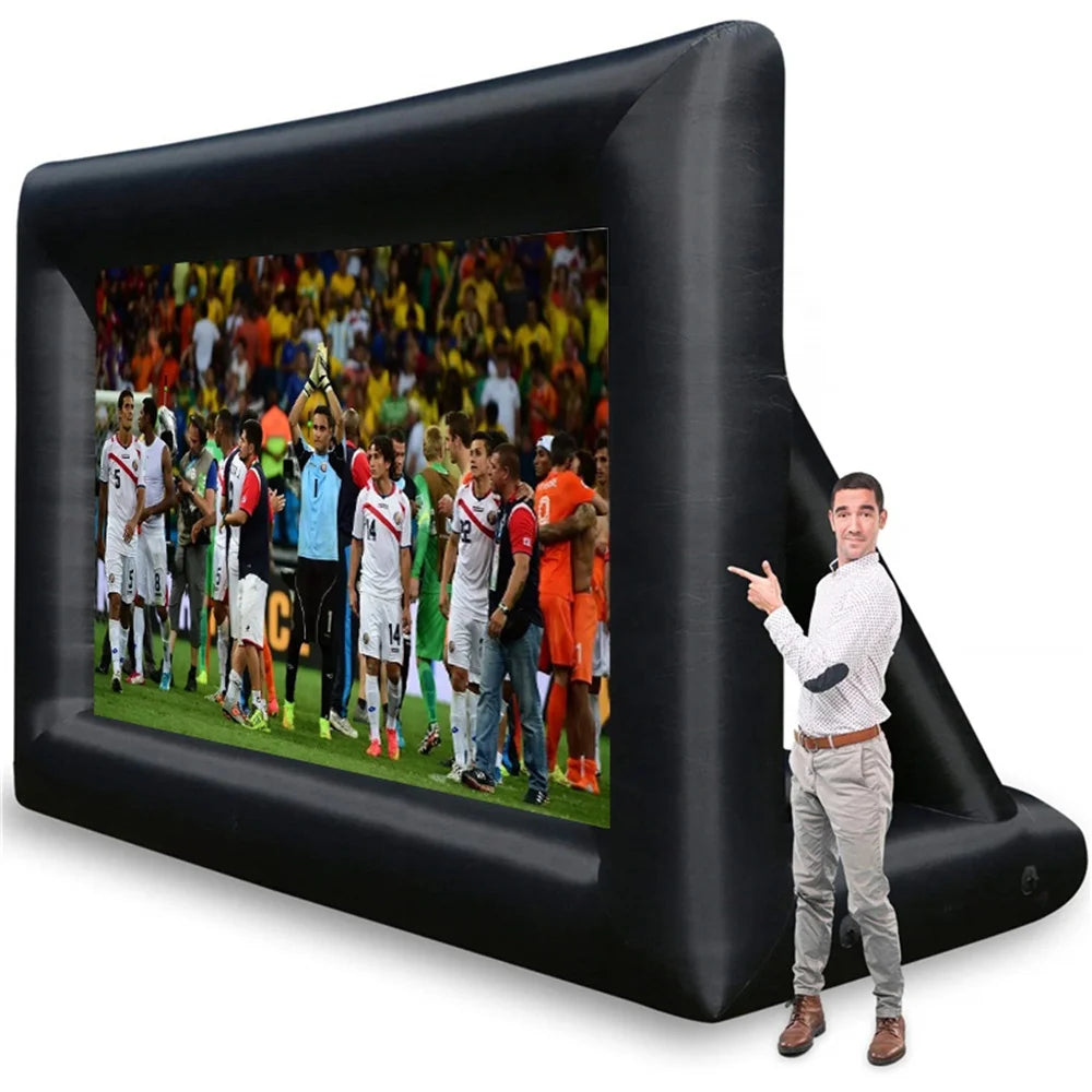 16Ft Home Backyard Party Games Theater Cinema Outdoor Projector Inflatable Movie Projection Screen