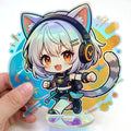 Customized Clear Cartoon Anime Character Acrylic Stand Personality Creative Stand Promotional Gift