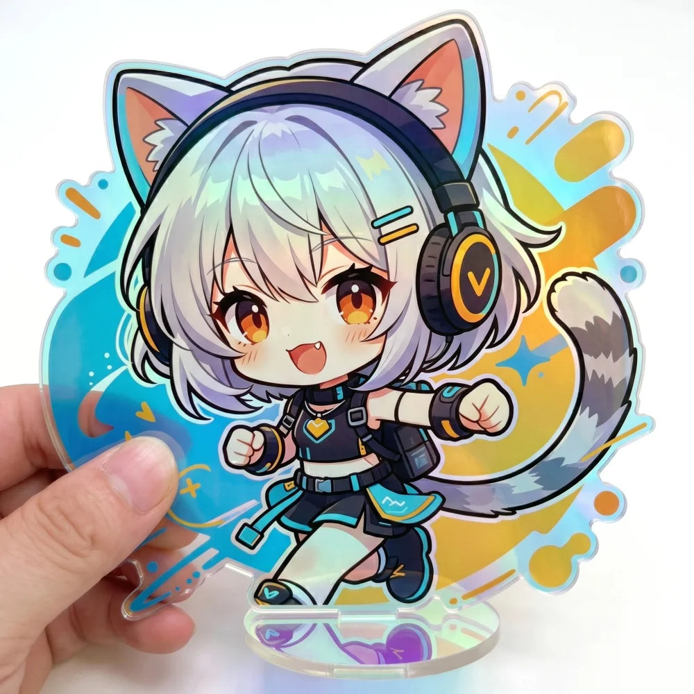 Customized Clear Cartoon Anime Character Acrylic Stand Personality Creative Stand Promotional Gift