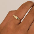 Custom Shiny Personalized Ladies CZ Diamond Wedding Engagement 12 Zodiac Ring 12 Birthstone Sterling Silver Rings Jewelry