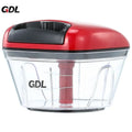 Manual Hand Vegetable Chopper Safe Manual Pull Onion Vegetable Chopper