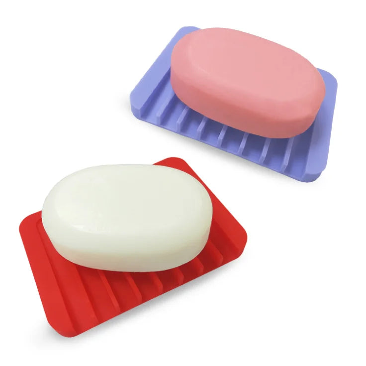 Wholesale Overhead Design Non-slip Silicone Soap Holder Soft Silicone Soap Holder Silicone Soap Box