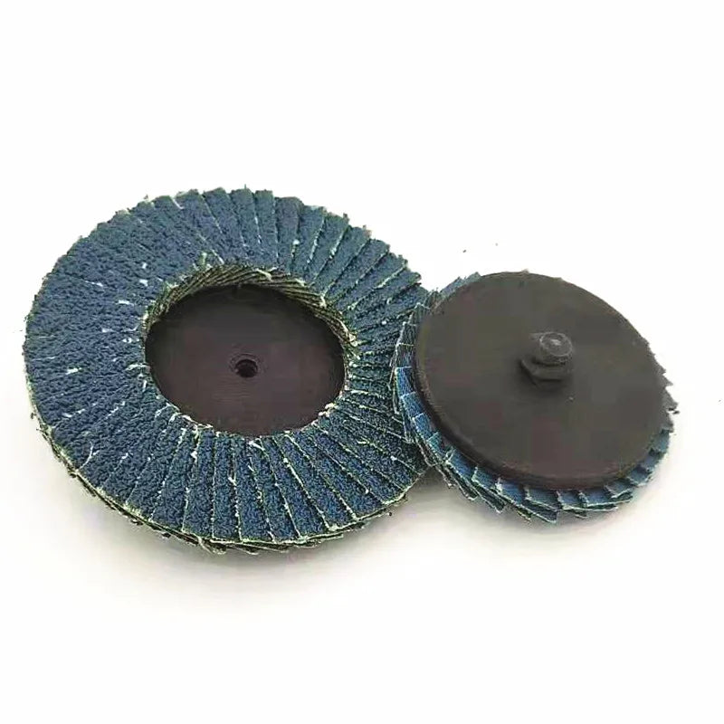 2" 3inch Zirconia Abrasive Roll Lock Flap Disc Type R Threaded Twist Quick Change ZA Flap Disc 50mm
