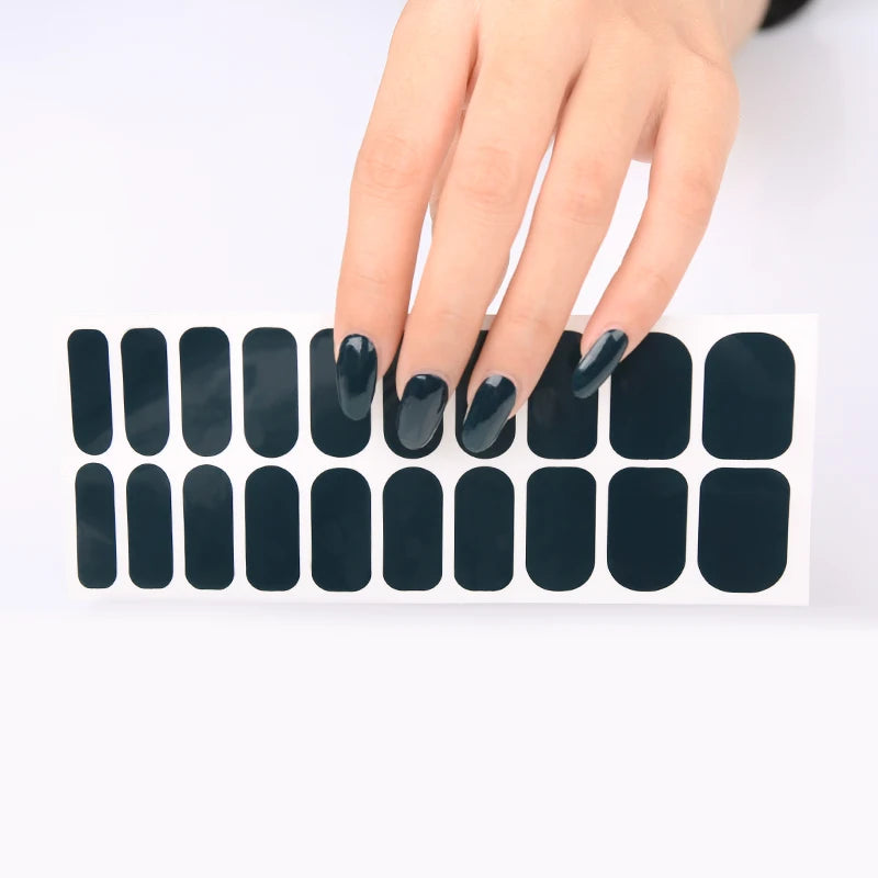 New Factory Price Fashion Style Eco-friendly Safe Nail Polish Strips for Girls
