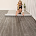Discount Price Non slip Waterproof 1.3mm Pvc Plastic Vinyl Wood Grain Sponge Flooring for Indoor