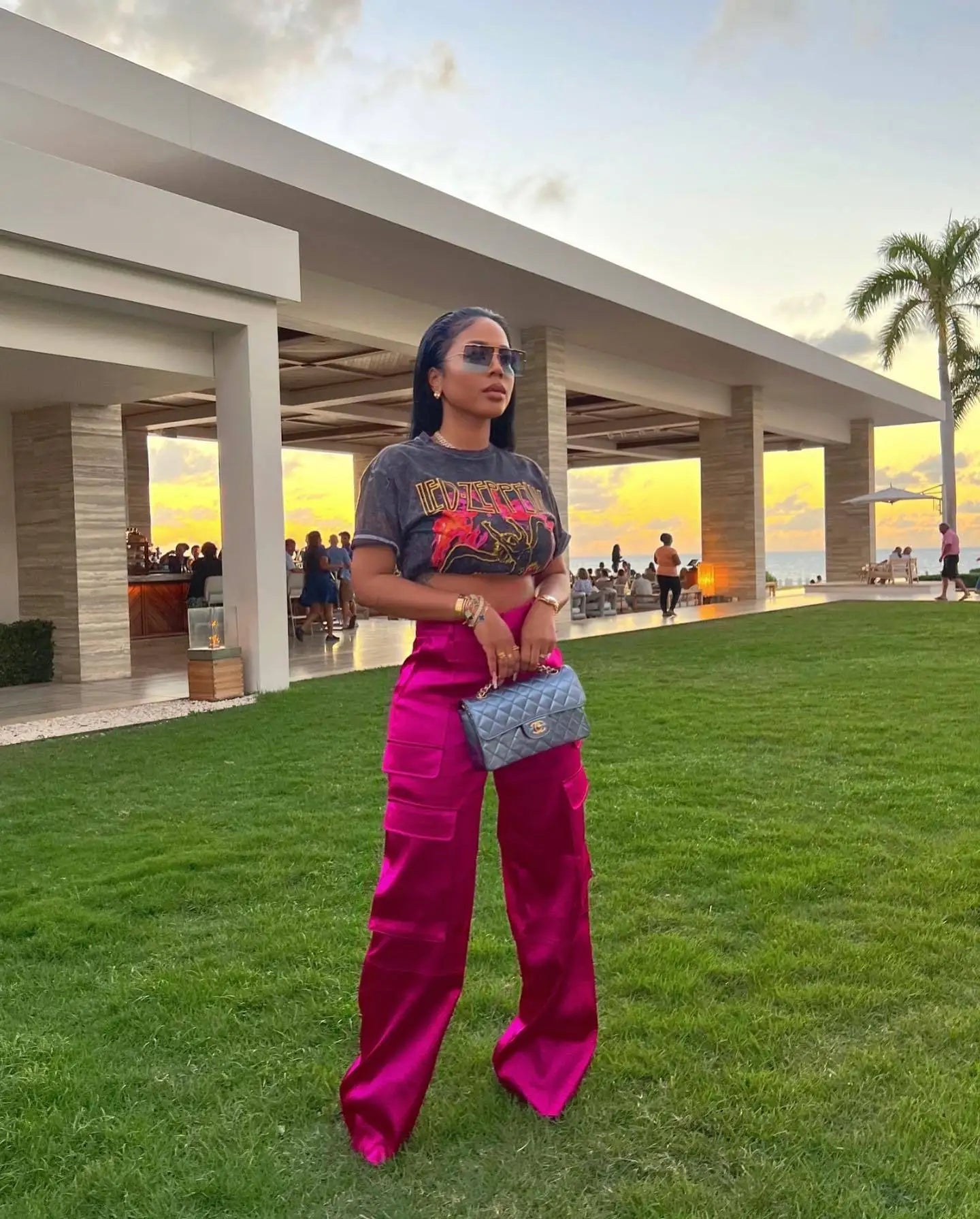Solid Colors High Waist Pockets Straight Wide Leg Casual Women Sweat Long Trousers Pants