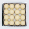 57.2mm Regulation Size White Ball Set Pool Table Billiard Cue Ball