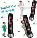 Factory Wholesale Hot Sell 63 Inch Boxing Water Punching Bag Man Pvc Kids Inflatable Punching Bag Stand