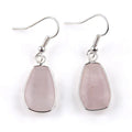 Fashion Graceful Wedding Party Gifts Stud Earring Women Jewelry Amethyst Tiger Eye Natural Stone Earring