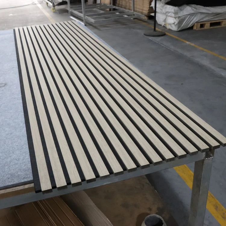 Modern High-end Waterproof Flame Retardant and Sound Insulation HDF Board Acoustic Panels Felt Acoustic Panel