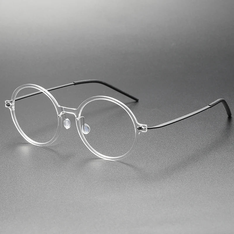 6523 Round Titanium Ultralight Eye Glasses Spectacle Design Glass Optical Frames Eyewear Eyeglasses Frames