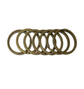 Antique Bronze 25mm 30mm Diameter Flat Split Key Chain Ring Connector Metal Keychain Keyring Clip Loop Holder