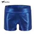 Factory Price Womens Shiny Shorts Logo Customize Sparkly Training Dance Shorts for Gymnastics Warm-up