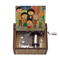 Anime Cartoon Chibi Maruko Chan Music Box Color Printed My Grandfather's Clock Theme Lovely Wooden Gift for Kids 75
