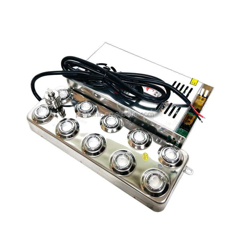 4 Head Industrial Mist Maker Ultrasonic Fogger Atomizer Greenhouse Humidifier Mist Fog Machine