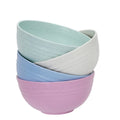 Wholesale Eco-Friendly BPA Free Microwavable Safe With Anti-Heat Bottom Wheat Straw Colorful Bowls