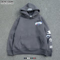 Sandian High Quality 500 GSM Oversized Pullover Hoodie Drop Shoulder Design With High Weight Puff Print Men's Premium Quality