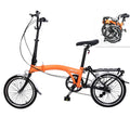 Wholesale Cheap Aluminium Alloy 16 Inch Triple Folding Bike /mini Foldable Bicycle for Sale / Hot Sale OEM Custom with c Brake