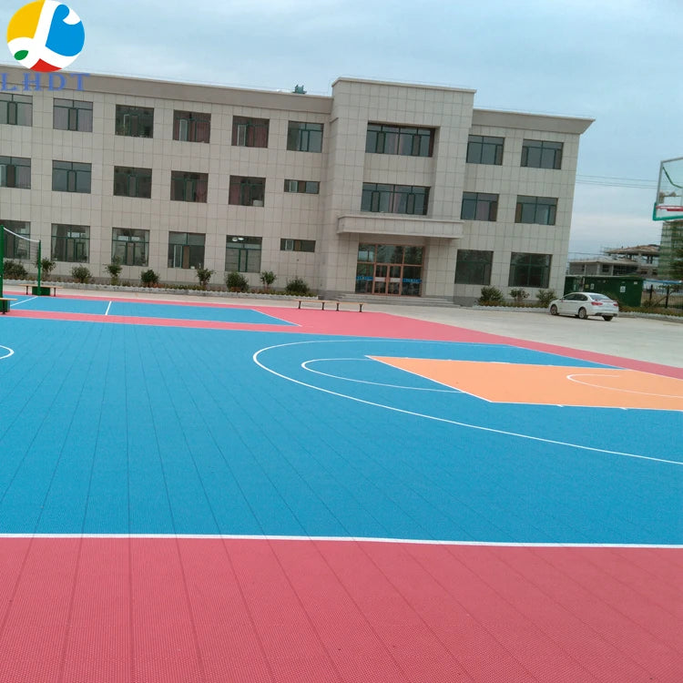LHDT Interlocking pp sports flooring - Durable Non-slip Floor Tiles for Sports Courts
