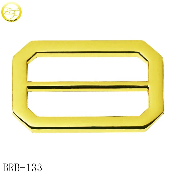 Latest Luxury Professional Waterproof Backpack Hardware Wholesome Gold Logo Decorative Bags Buckle with Metal Ring Adjuster