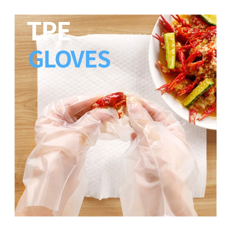 Pe Touchscreen Tpe Pet Cleaning Waterproof Washing Black Kitchen Custom Bbq Hand Garden Touchntuff  Lab Household Gloves