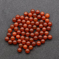 DIY Reliable Semi-stone crystal Carnelian ball beads 8mm in wholesale price