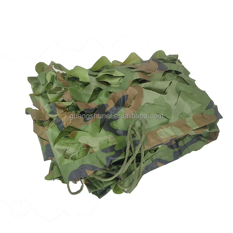 Digital Outdoor Woodland Camouflage Netting Lightweight Durable Polyester Oxford Camo Shade Net