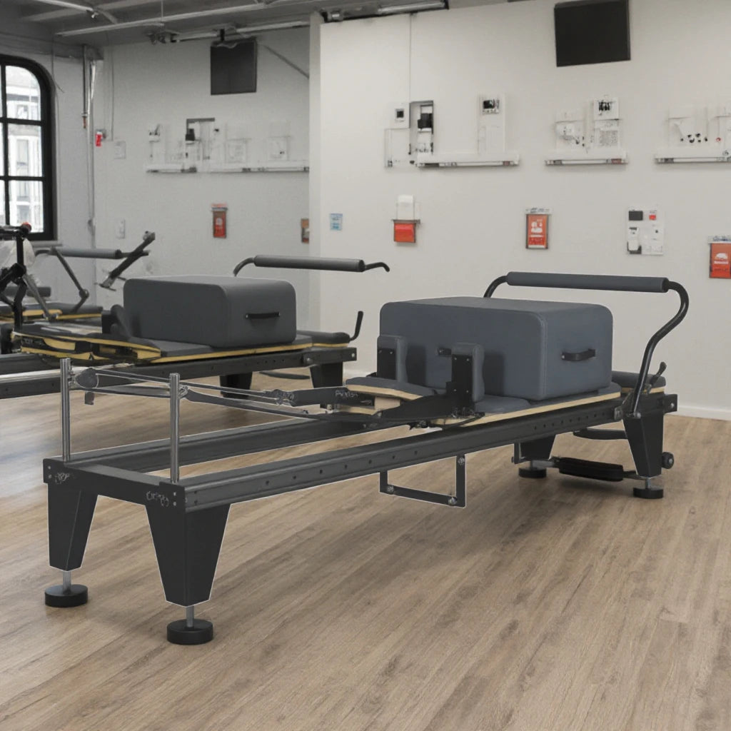 Durable Home Fitness Yoga Gear Low Price Aluminium Alloy Core Pilates Reformer for Bed Pilates Practice
