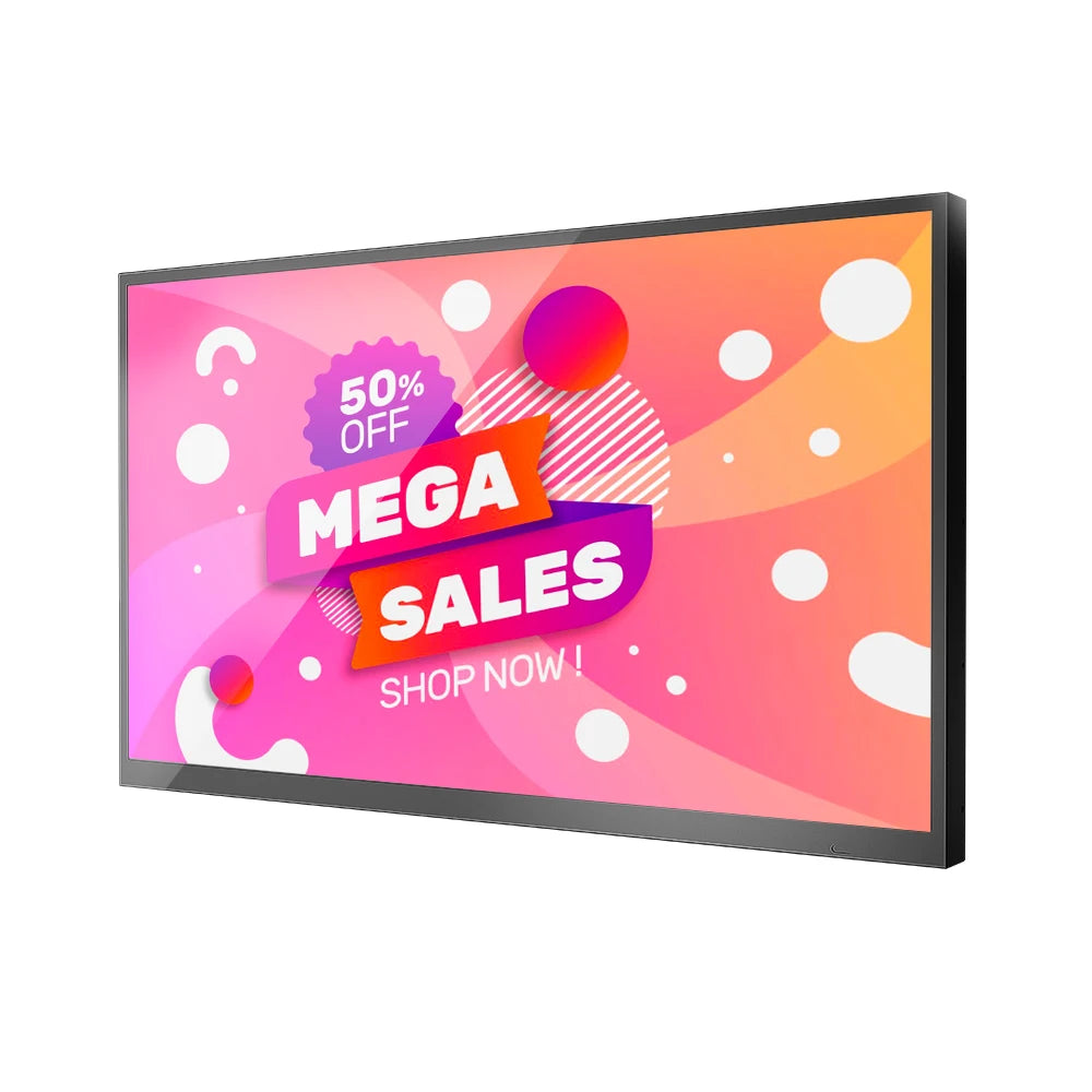 MWE 55 Inch Waterproof Smart TV Outdoor Ultra High Brightness 2000 Nits Sun Readable LCD Display