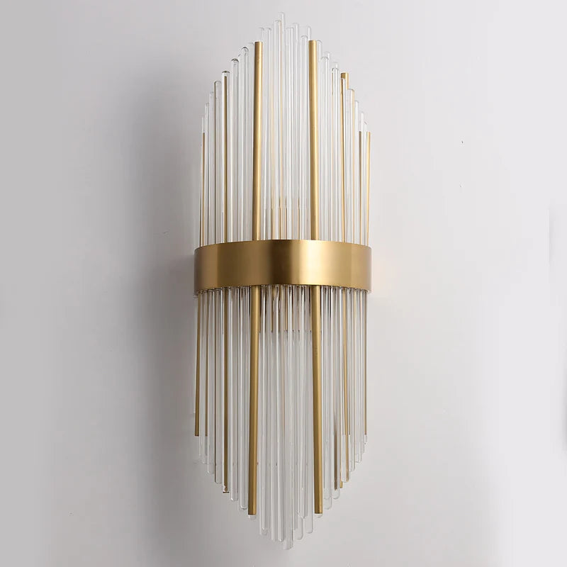 Hot Sales Modern Luxury Style Golden Lumen Wall Lights for Home Hotel Lobby Parlor Villa Indoor Wedding Decoration