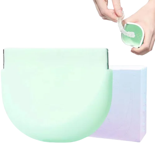 Dental Invisalign Retainer Box Silicone Case for Retainers Caja Alineadores Invisibles Brace Pinch Bag