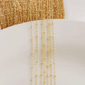 WT-BC209 Fashion Trendy Copper Wrapped Gold Color Bead Chain Ferrero Chain Water Rippl  Cool Rap Accessories Bracelet