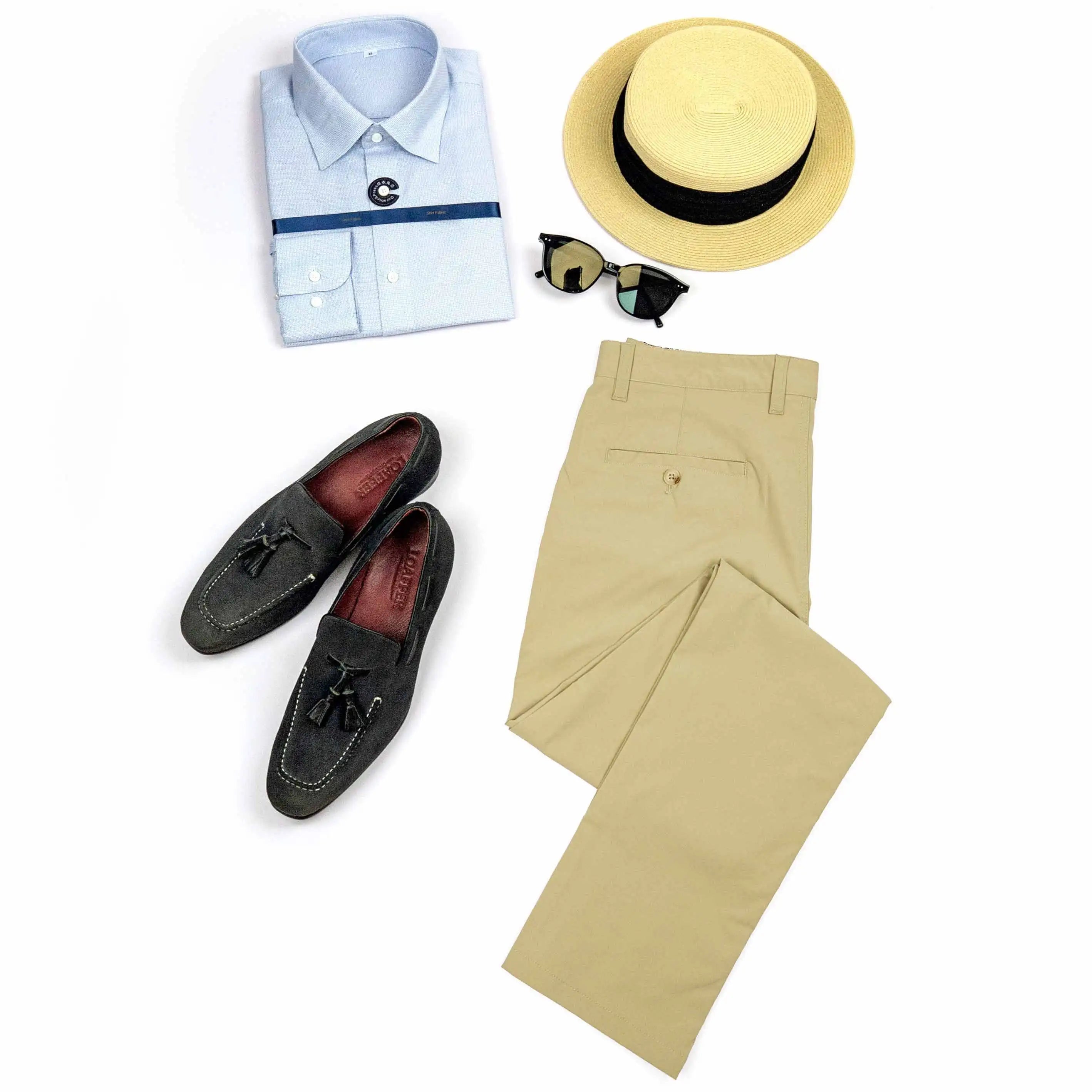 High Quality Quick-drying Fabric  Men Pants Slim Fit Comfortable Breathable Casual Thin Business Suit Trousers