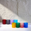 7oz 10oz 14oz Clear Matte Glossy Frosted Color  Glass Candle Jars With Lid and Box