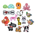 Yiwu Wintop Hot Sale Cute Iron on Animal Embroidered Patches for Beanie Hat