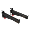 Commercial Gym Squat Rack Power Rack Attachment Red Pin Bolt Spotting Spotter Arms Safety Angel Arms