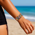 Go2BoHo Unisex Fashion Jewelry Minimalist Multicolor Miyuki Beaded Tiny Bracelet Budget-Friendly Friendship Bracelet for Women
