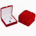 Wholesale Velvet Jewellery Box for Women Middle East Rectangular Vintage Velvet Jewelry Gift Ring Necklace Pendant Bracelet Box