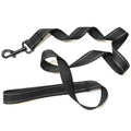Wholesale Light Reflective Black Pet Dog Harness Collar Leash Set