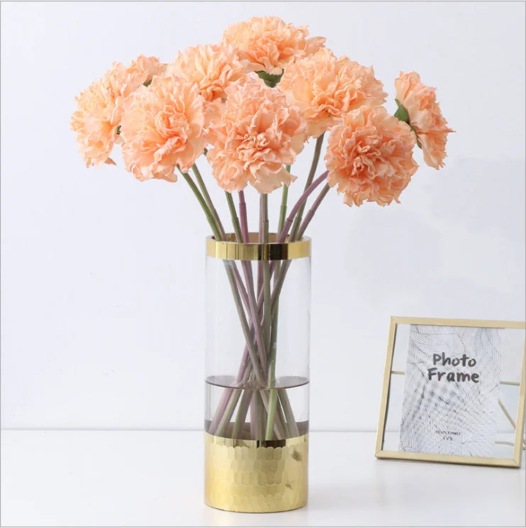 Beautiful Party Decor Flower Home Decor Artificial Silk Carnation Flower