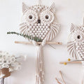 High-end Bohemian Cotton Rope Woven Owl Macrame Wall Hanging Tapestry Living Room and Bedroom Ornaments
