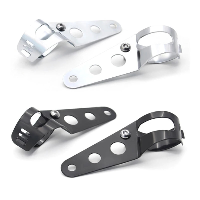Headlight Mount Brackets Turn Light Clamps Motorcycle Accessories for 35mm-43mm Fork Tubes 1 Pair