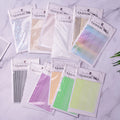 1pcs Stripe Line Nail Sticker Decal Thin Lining Line Art 12colors Self-Adhesive Silver Gold White Black Fluorescent Nail Sticker