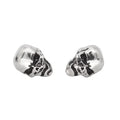 Personalized Stainless Steel Skull Earrings Pierced Stud Earrings for Men Women