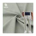 Cotton-like Breathable Golf Pants Trousers Woven Twill 100% Polyester 4 Way Stretch Fabric for Hiking