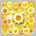 50PCS Factory Hot Notebook Stickers Original Cute Cartoon Waterproof Decorative SUN Stickers