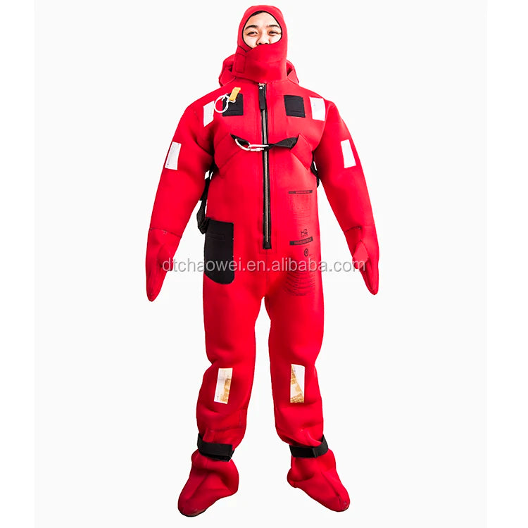 YUANJIAN SOLAS Approved Neoprene Thermal Insulation Reflective Survival Immersion Suit for Seaman & Passenger
