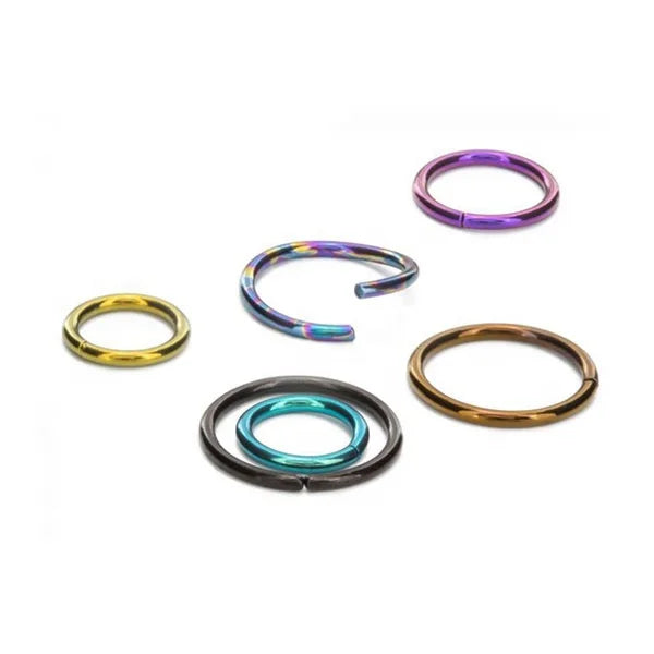 Hypoallergenic Niobium Continuous Seamless Ring Body Jewelry-Trendy Wedding & Anniversary