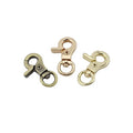 Nolvo World 8mm 3/8" 6 Colors Metal Swivel Small Snap Hook Bag Lobster Claw Swivel Hook Clasp Diy Accessory for Handbag Purse