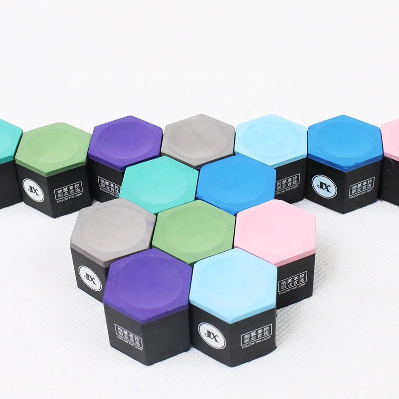 QK-JX-002 High-End Premium Quality Cue Chalk for Snooker Billiards Multi-Color Options Choice for Professional Players Pool